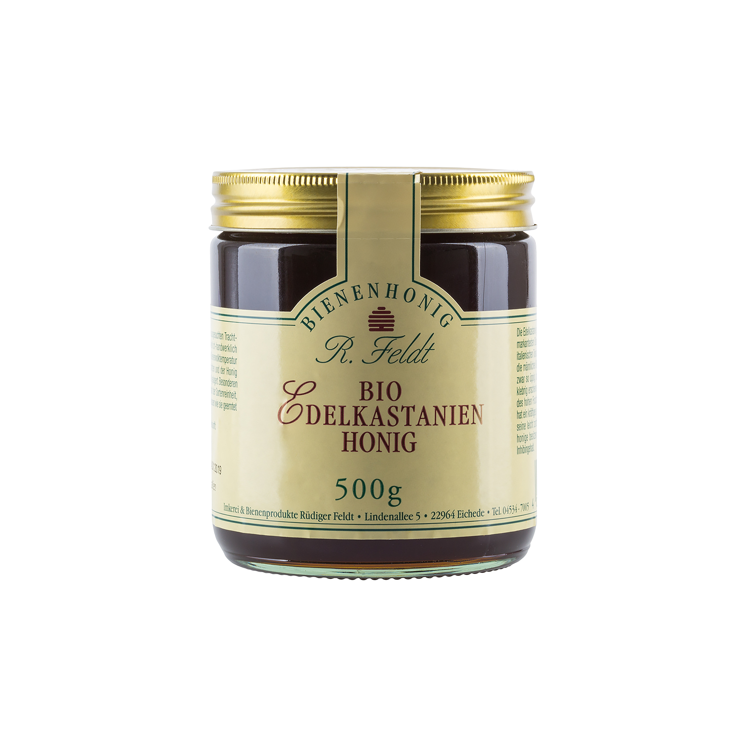 Organic Chestnut Honey 500g