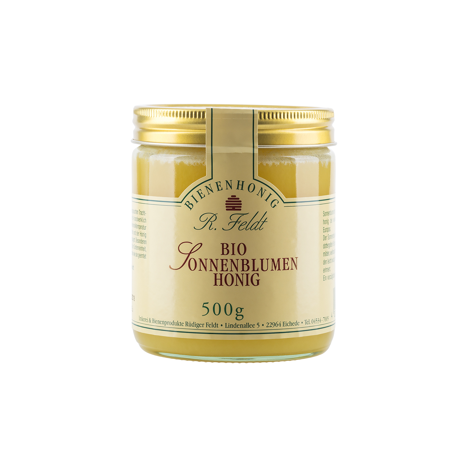 Bio Sonnenblumenhonig 500 g /DE-ÖKO-006