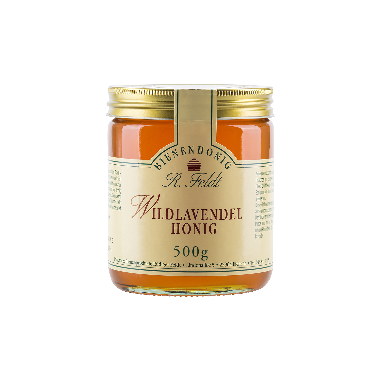 Wildlavenderhoney 500g (lavendula stoechus)